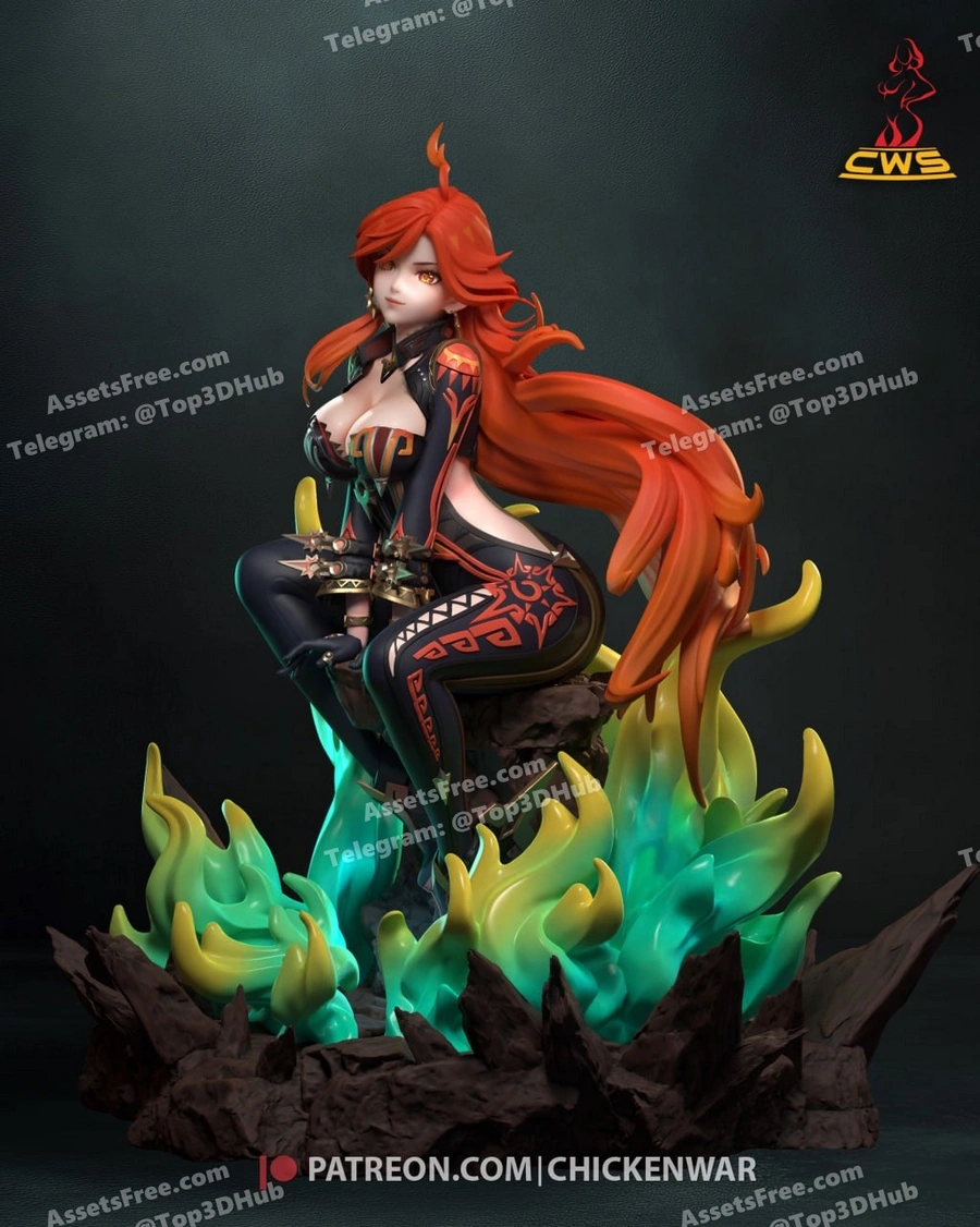 Cw studio genshin impact mavuika