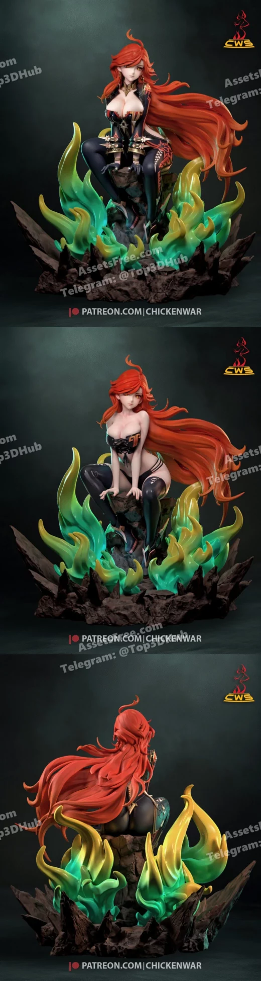 Cw studio genshin impact mavuika