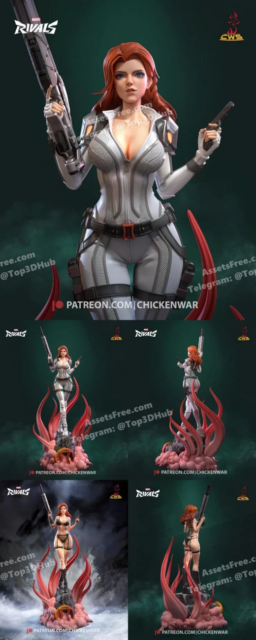 Cw studio marvel black widow (+nsfw)
