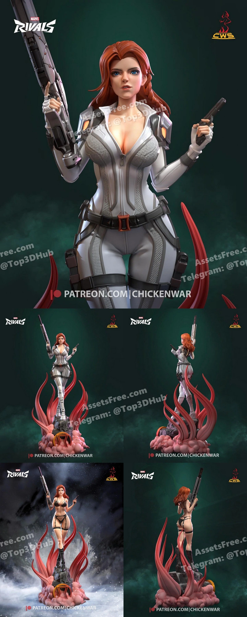 Cw studio marvel black widow (+nsfw)