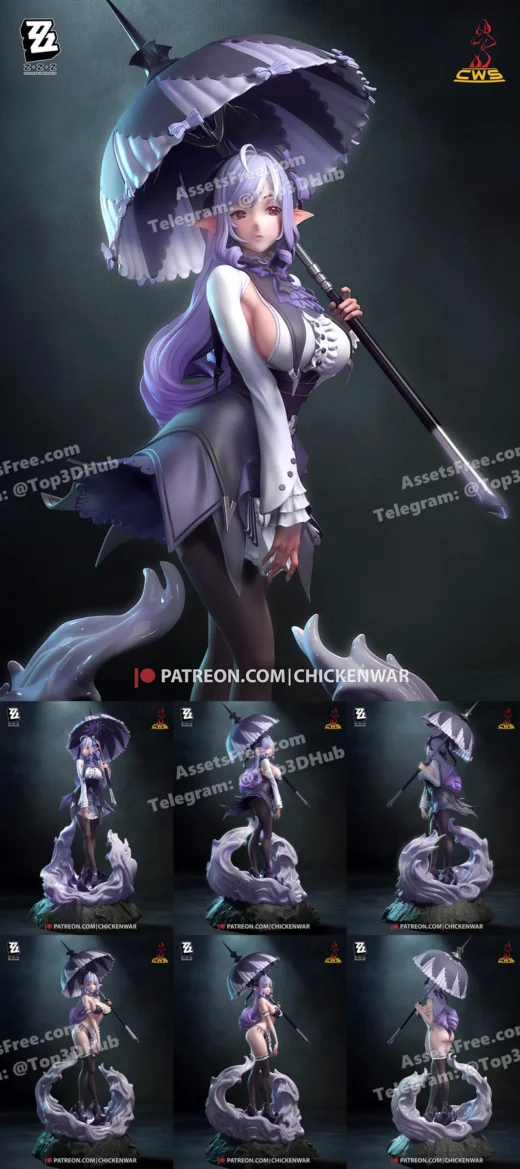 Cw studio zenless zone zero vivian banshee (+nsfw)