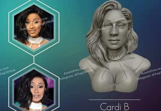 Cardi b bust