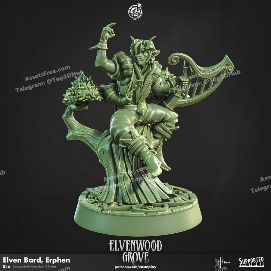 Cast n play erphen, elven bard
