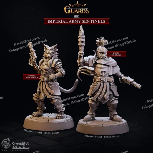 Cast n play imperial army sentinels