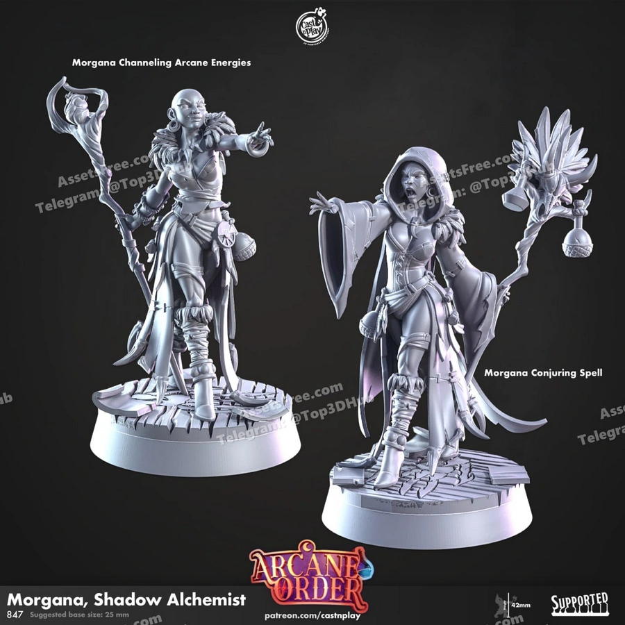 Cast n play morgana, shadow alchemist