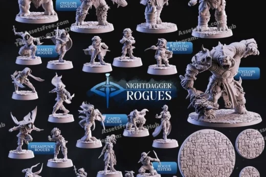 Cast n play nightdagger rogues (set)