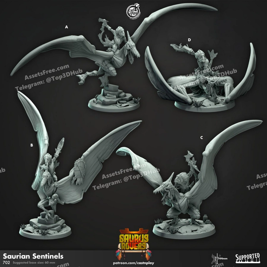 Cast n play saurian sentinels