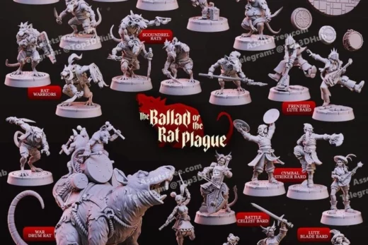 Cast n play the ballad of the rat plague (set)