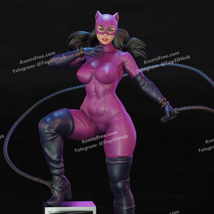 Catwoman Long Halloween – STL 3D Print Model | AssetsFree.com Catwoman long halloween