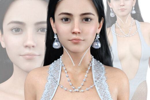 Chase for genesis 8 female + bonus chain and necklaces