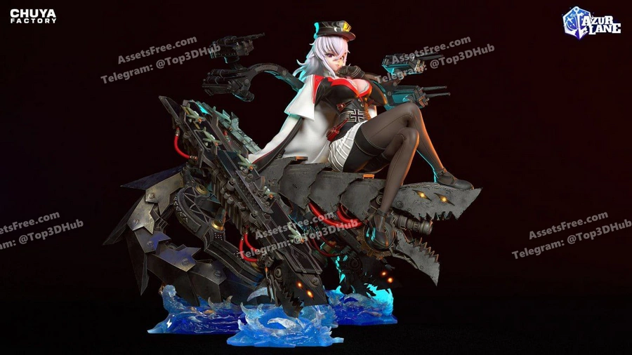 Chuya Factory – Graf Zeppelin – STL 3D Print Model | AssetsFree.com Chuya factory graf zeppelin