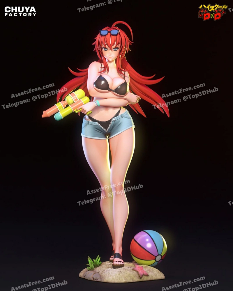 Chuya Factory – High School DxD – Rias Gremory – STL 3D Print Model | AssetsFree.com Chuya factory high school dxd rias gremory