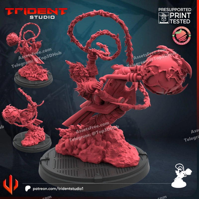 Cosmic Ghost Rider – STL 3D Print Model | AssetsFree.com Cosmic ghost rider