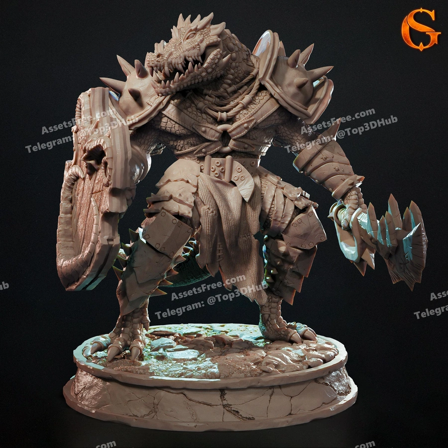 Crackle tooth, human were crocodile fighter