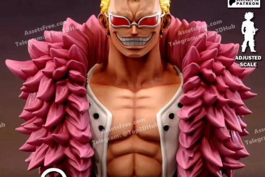 Doflamingo bust stl