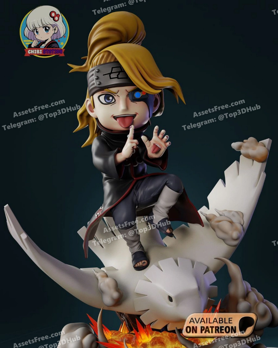 Deidara stl