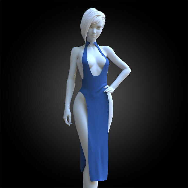 Dress for G8F – STL 3D Print Model | AssetsFree.com Dress for g8f