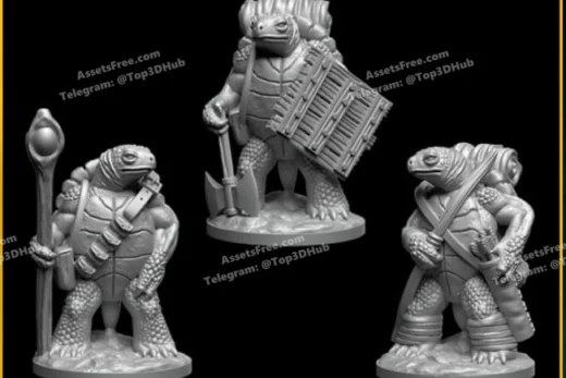 Fdg dragonlock miniatures turdle adventurers