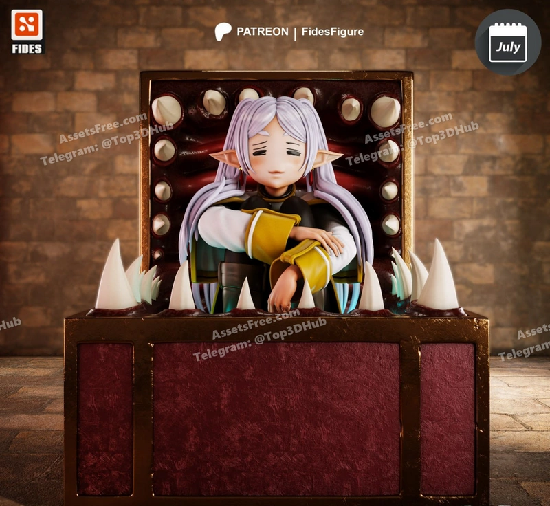 Fides Figure – Sousou no Frieren – Frieren – STL 3D Print Model | AssetsFree.com Fides figure sousou no frieren frieren