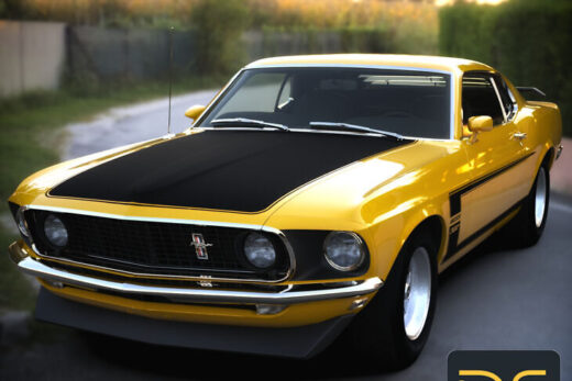 Ford mustang boss 1969 for daz studio