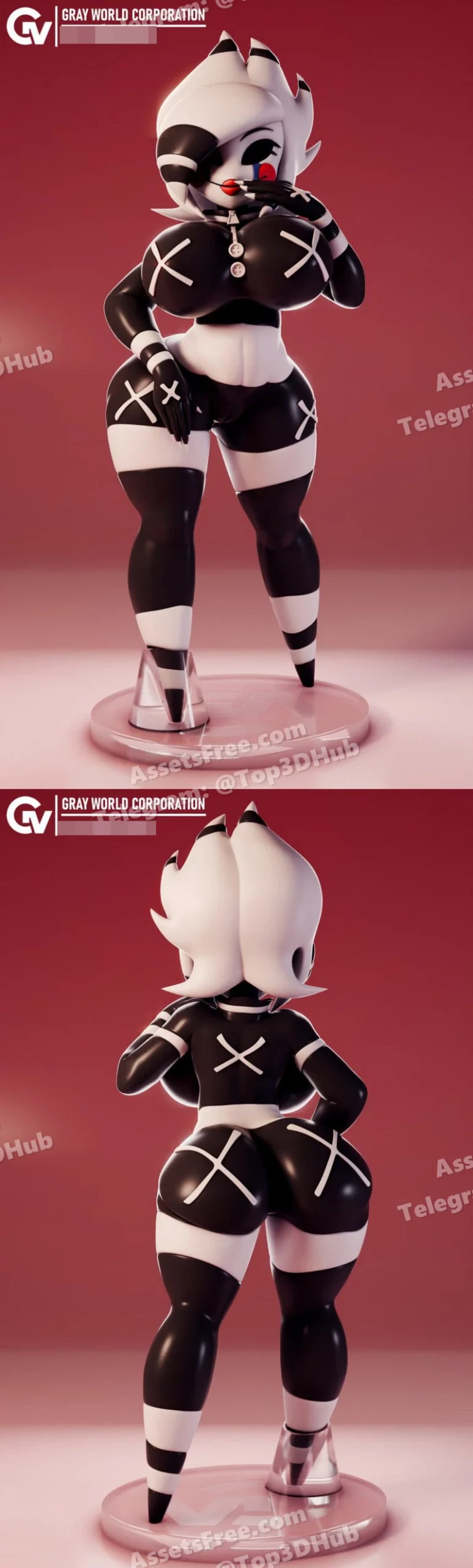 Gray_World_Corporation_Marie_Fap_Nights_at_Frenni – STL 3D Print Model | AssetsFree.com Gray world corporation marie fap nights at frenni