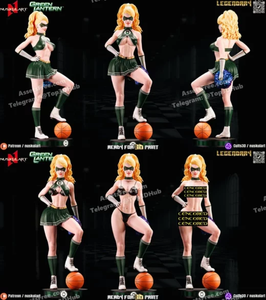 Green lantern cheerleader edition