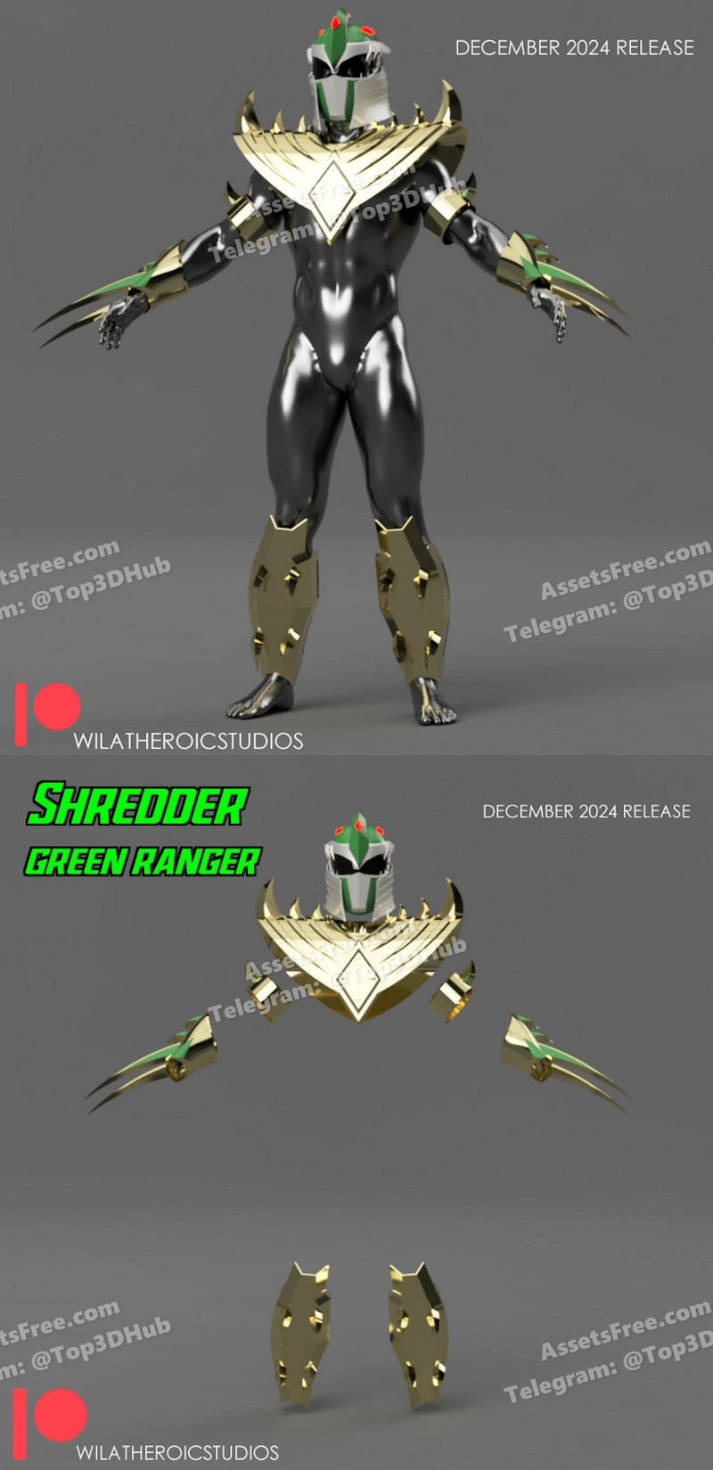 Green shredder armor