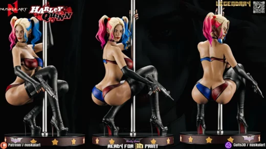 Harley quinn psyco stripper version february 2025 nsfw nuskulart