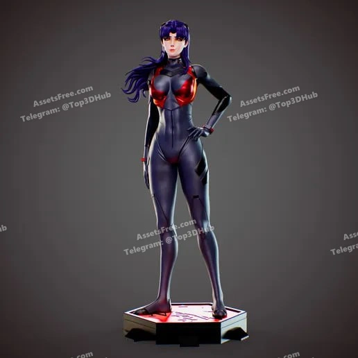 Inaki sculpts misato neon genesis evangelion