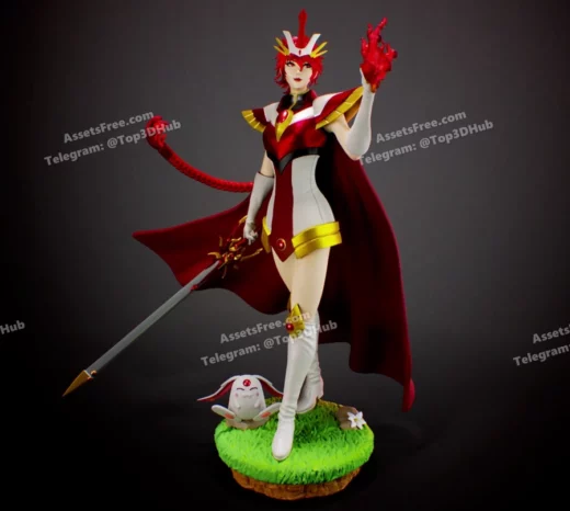 Inakisculpts hikaru. magic knight rayearth