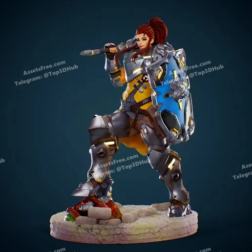 Inaki sculpts 2024 03 brigitte overwatch