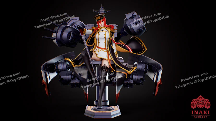 Inaki sculpts 2024 10 monarch azur lane