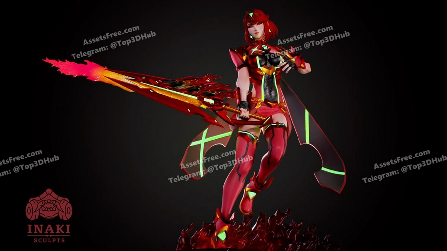 Inaki sculpts 2025 02 pyra xenoblade