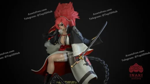 Inaki sculpts 2025 03 baiken guilty gear (1)