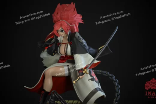 Inaki sculpts 2025 03 baiken guilty gear (1)
