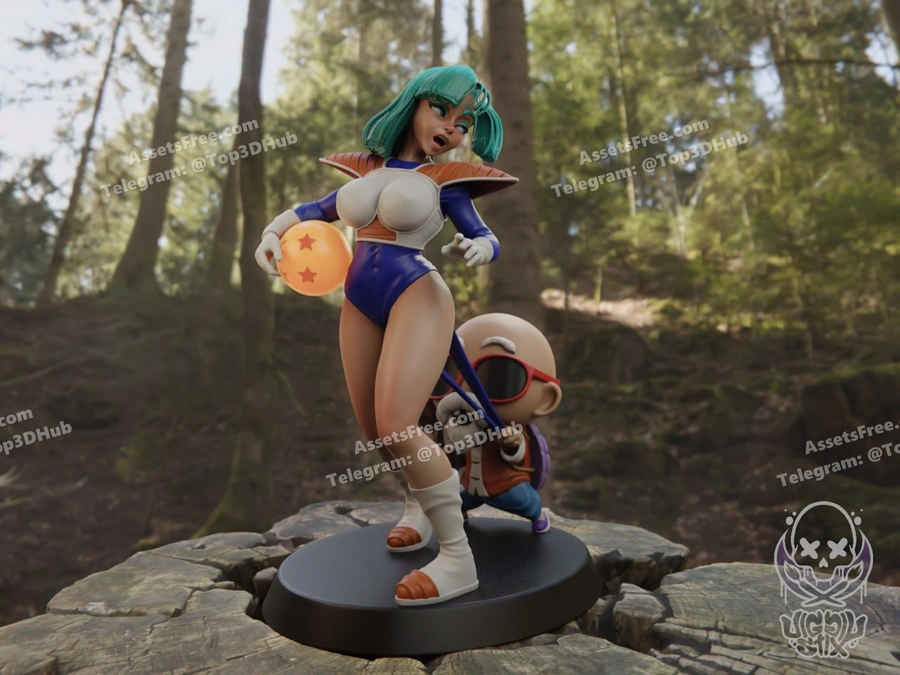 Jigglystix 2022 05 bulma in saiyan armor nsfw