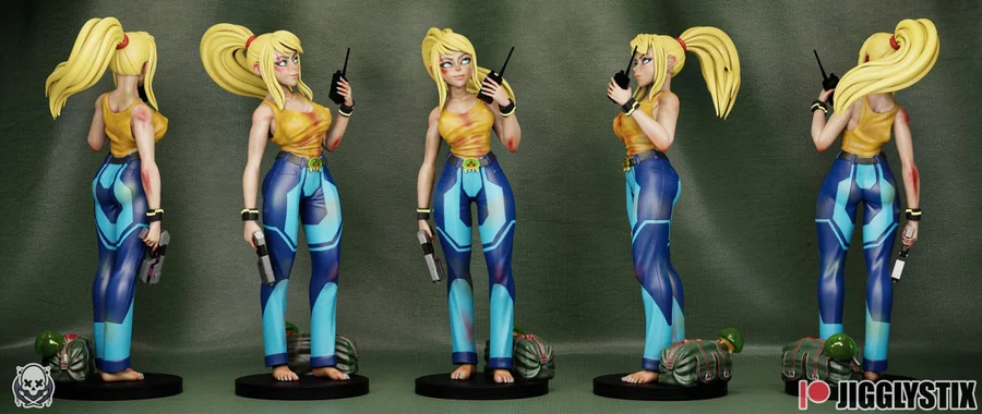 Jigglystix metroid x die hard crossover nsfw