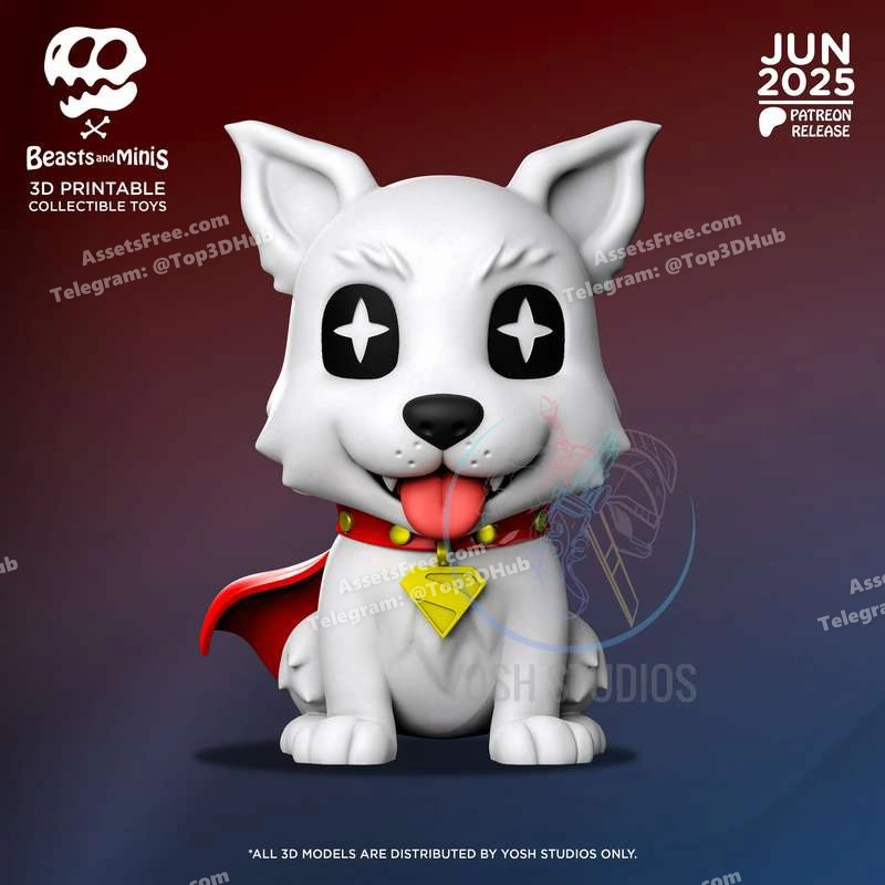 Krypto Mini – STL 3D Print Model | AssetsFree.com Krypto mini