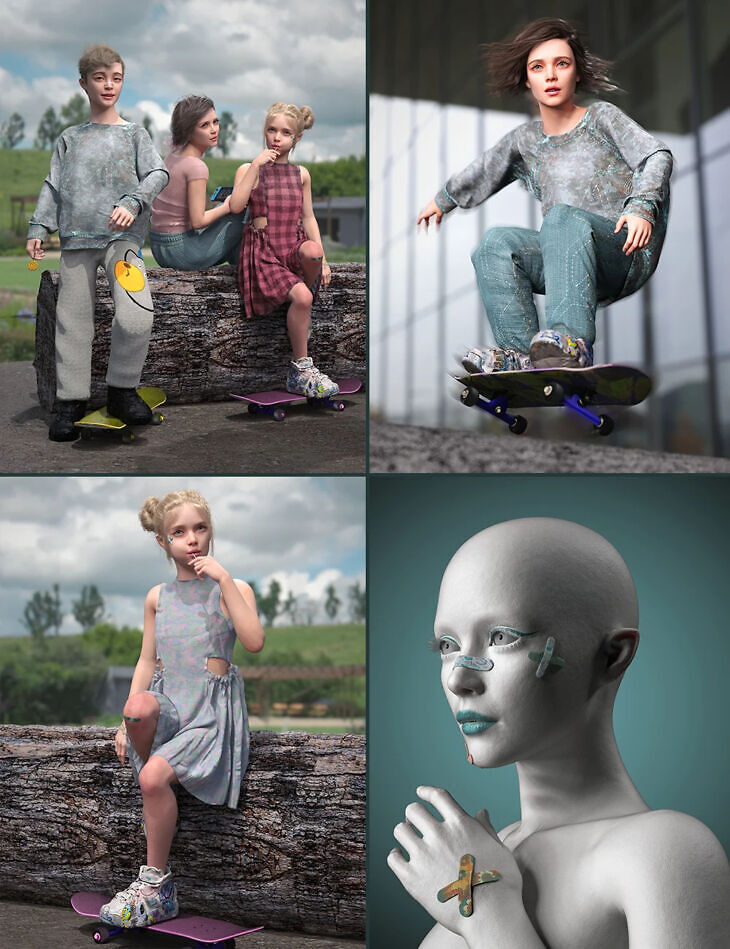 Little luminaries the kiddo trio character bundle