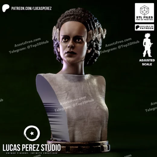 Lucas perez the bride of frankenstein bust