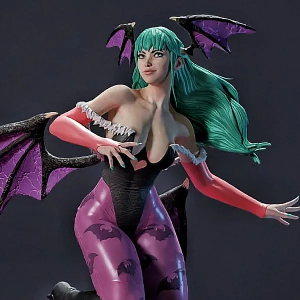 MCM3D 2024-07 Morrigan – Darkstalkers – STL 3D Print Model | AssetsFree.com Mcm3d 2024 07 morrigan darkstalkers