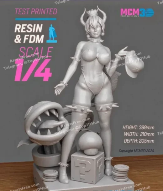 Mcm3d 2025 01 bowsette super mario