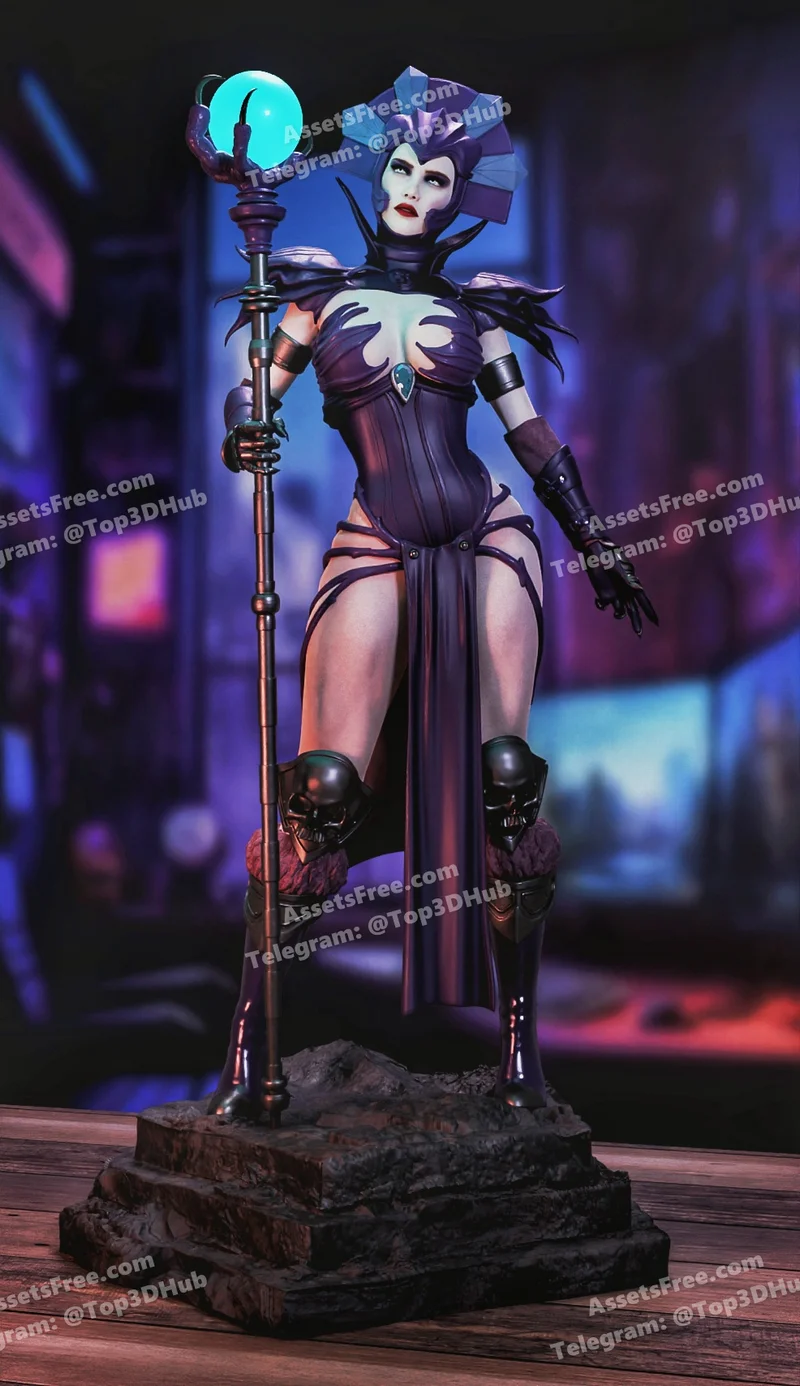MCM3D 2025-02 Evil Lyn – Masters of the Universe – STL 3D Print Model | AssetsFree.com Mcm3d 2025 02 evil lyn masters of the universe