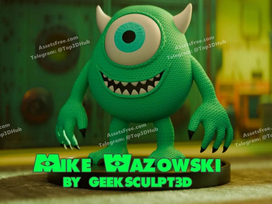 Mike wazowski fun monsterc inc sculpture (2)