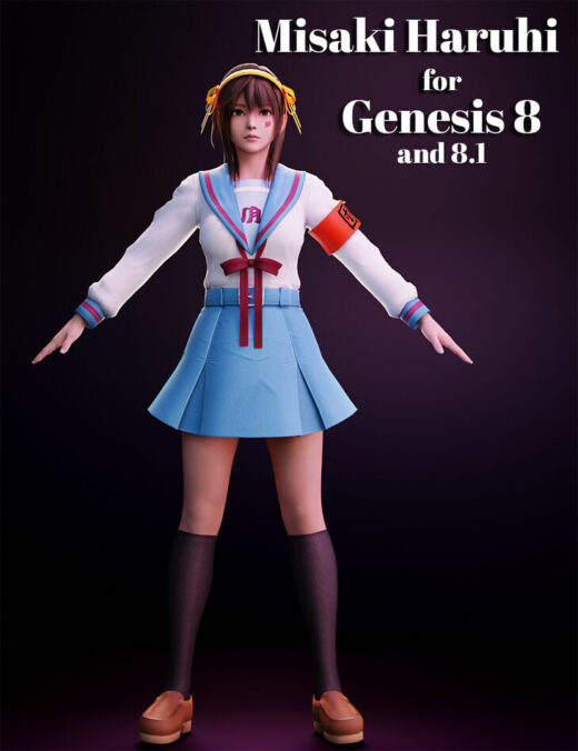Misaki haruhi for genesis 8 and 8.1 female