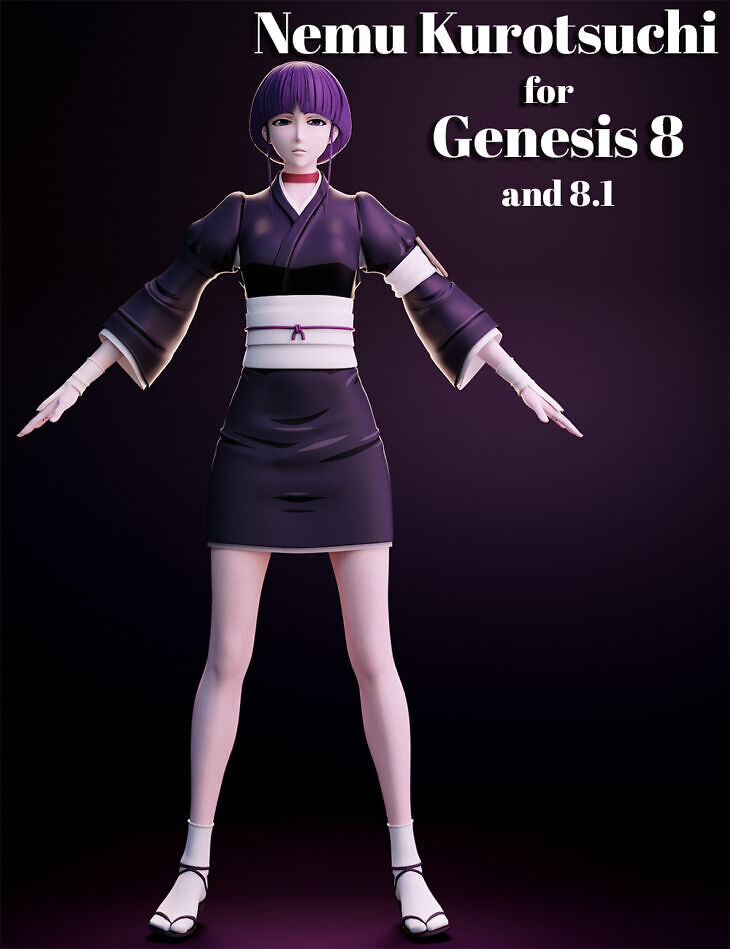 Nemu kurotsuchi for genesis 8 and 8.1 female