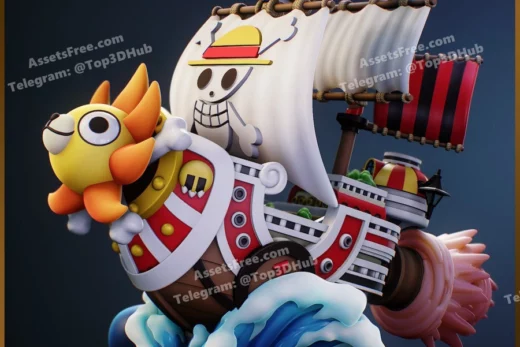 Nomnom chibi thousand sunny one piece