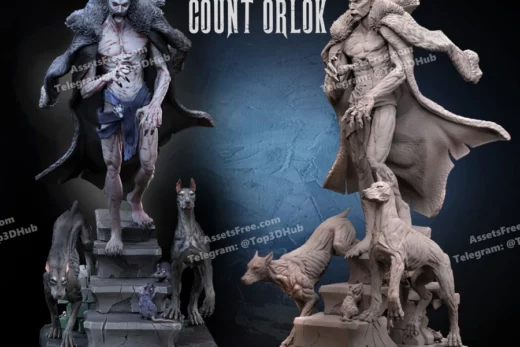 Nosferatu count orlok – 3d print model stl