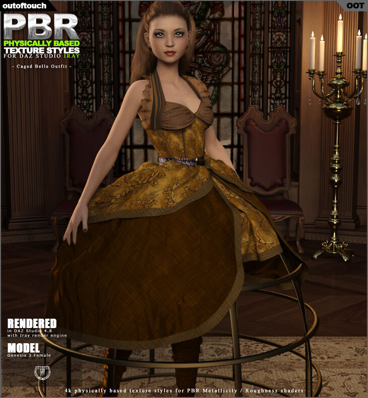 Oot pbr texture styles for caged belle