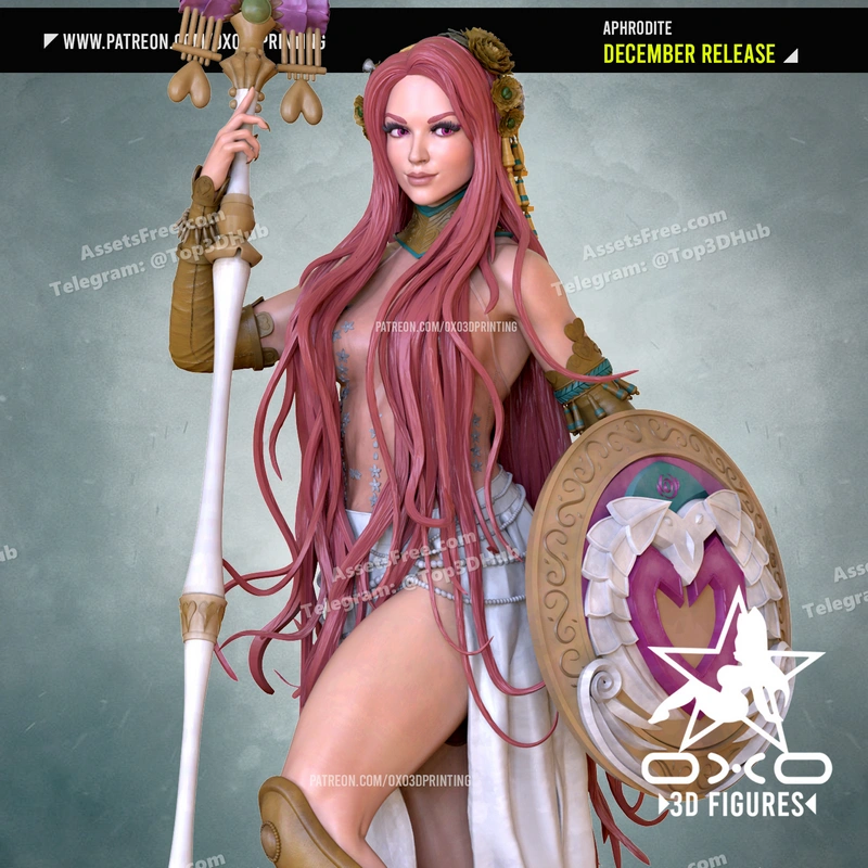 OXO3D – Aphrodite – STL 3D Print Model | AssetsFree.com Oxo3d aphrodite
